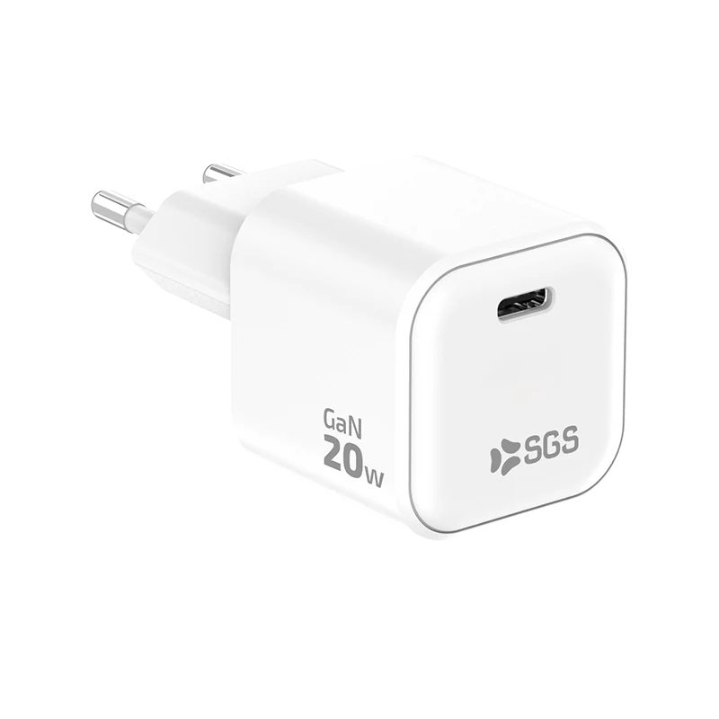 Caricatore da casa - Travel Charger - USB-C PD GAN 20w White