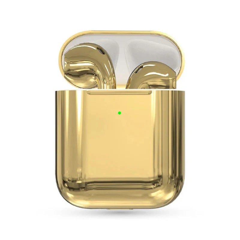 Porodo Soundtec Pure Sound TWS Earbuds and Super Slim Wireless Stereo Earbuds, Gold