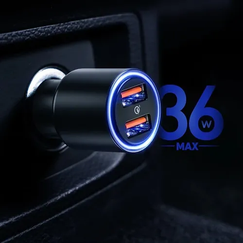 ACTION CAR CHARGER 2 PORTE USB 36 W