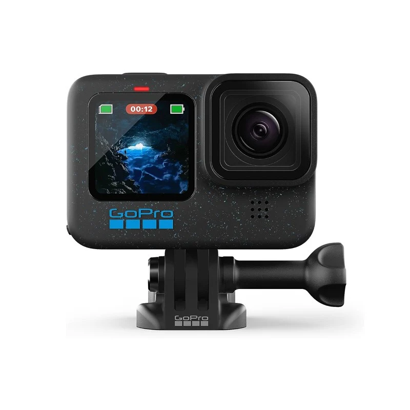 GoPro HERO12 Waterproof Action Camera - Black