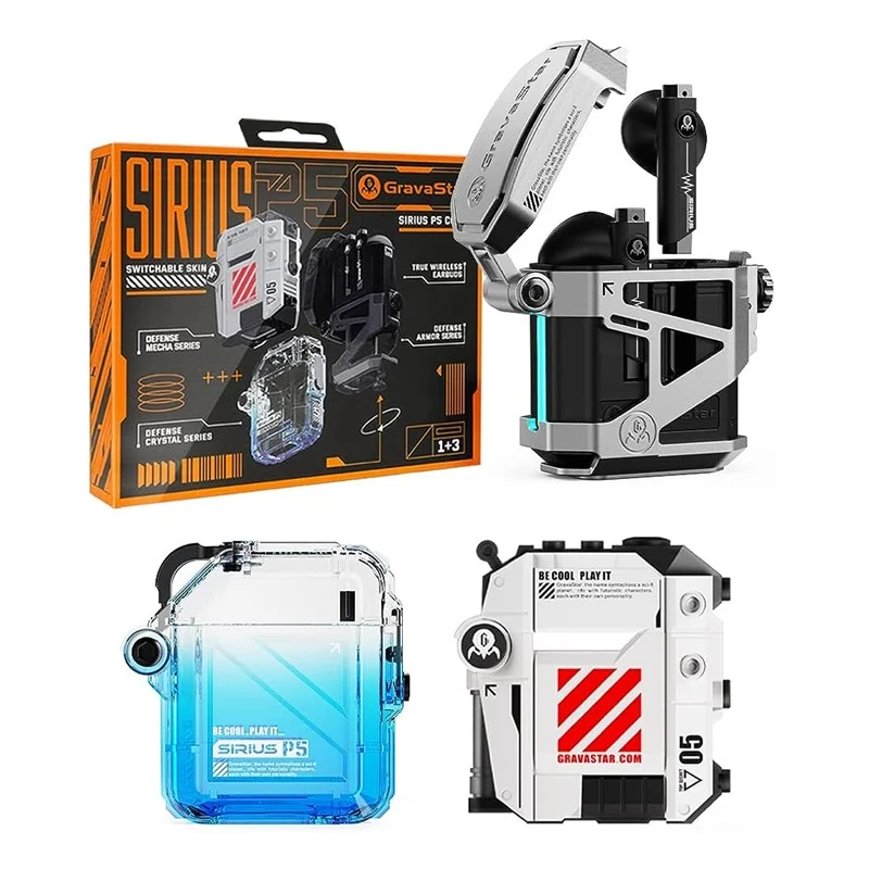 GravaStar Sirius P5 TWS Earbuds, 3 In 1 Combo (Bundle)