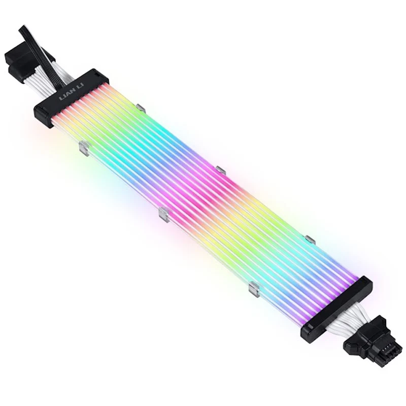 LIAN LI STRIMER PLUS V2 RGB 12+4 to 12+4 Light Guide 12 LED PSU Extension Cable