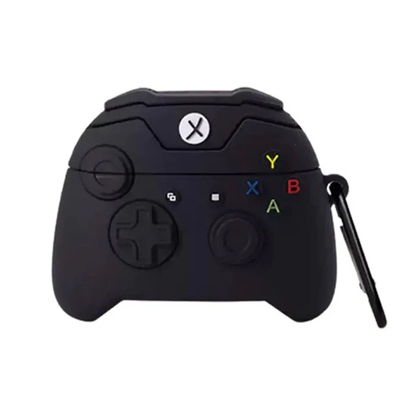 Airpods Pro Silicon Case - XBOX One Controller Version with Keychain - Black