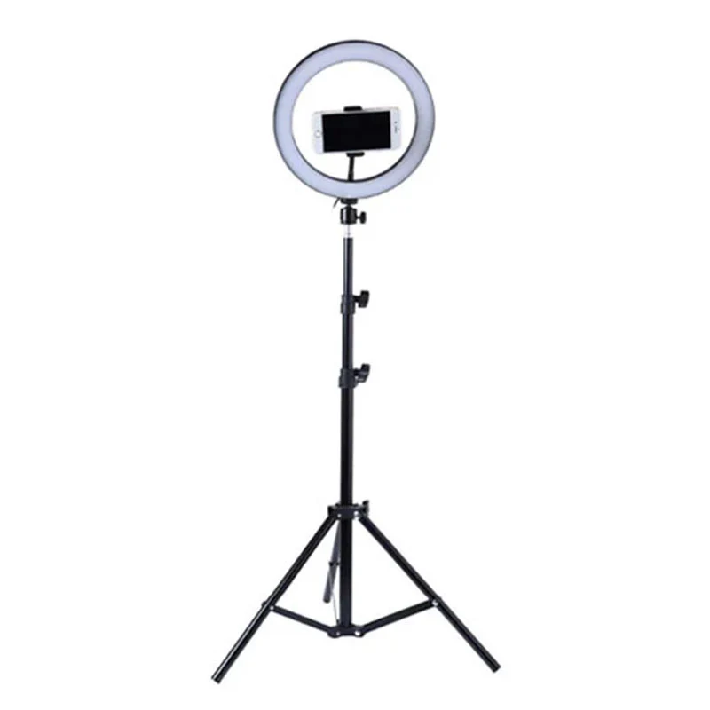 Gadgeton Portable Ring Light with 3 Light Mode, with Tripod - 10"