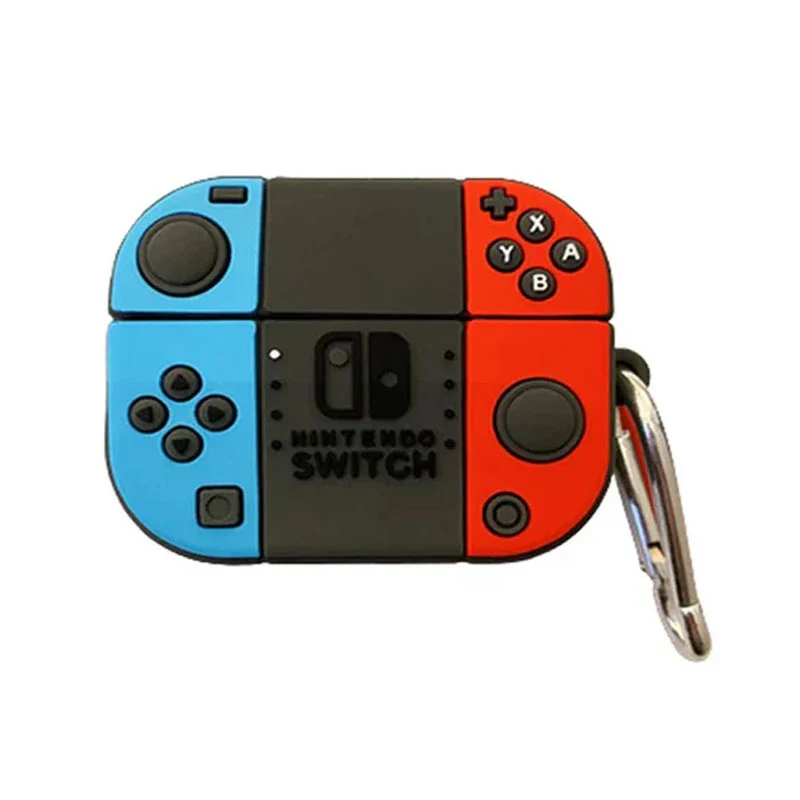 Airpods Pro Silicon Case - Nintendo Switch Version with Keychain