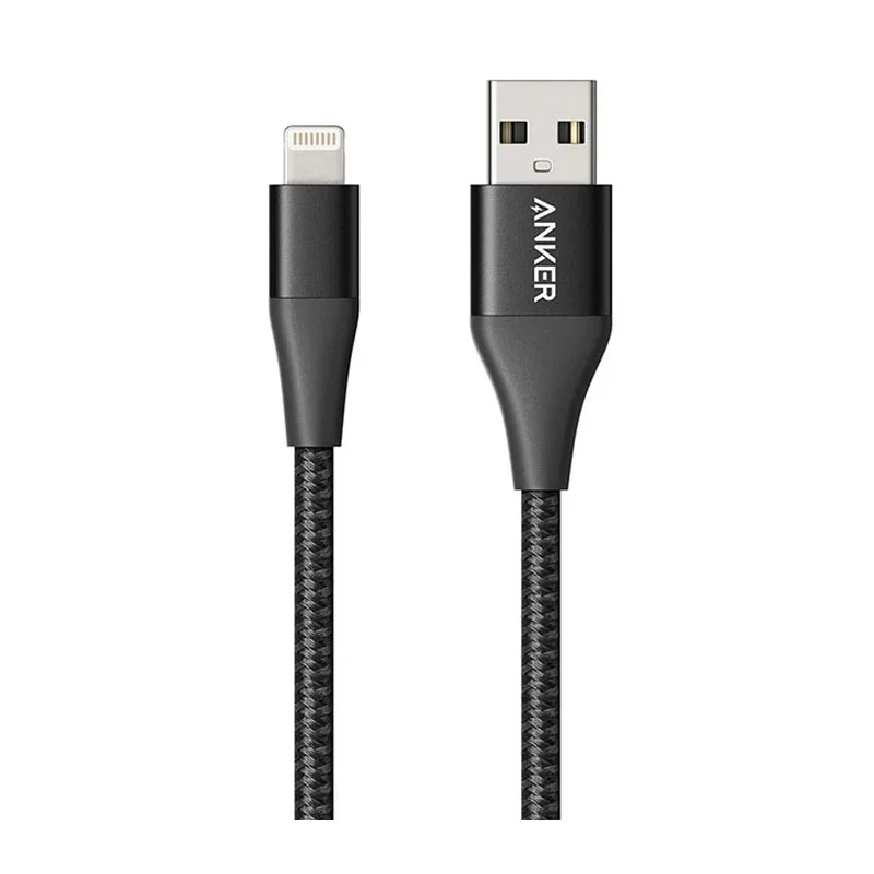 Anker Powerline+ II Lightning Cable, MFi Certified (0.9m/3ft) C89, Black