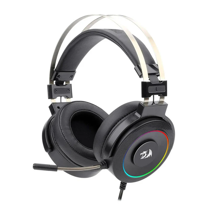 Redragon H320RGB-1 Lamia 2 RGB Wired 7.1 Virtual Surround Sound Gaming Headset for PC - Black