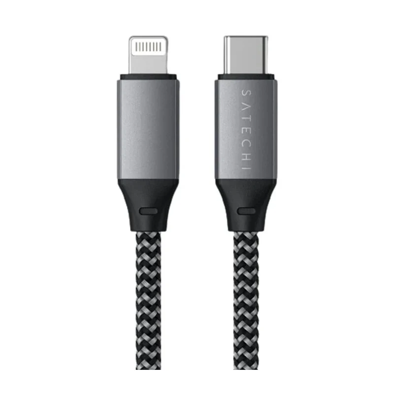 Satechi USB C to Lightning Cable 10" - Space Grey