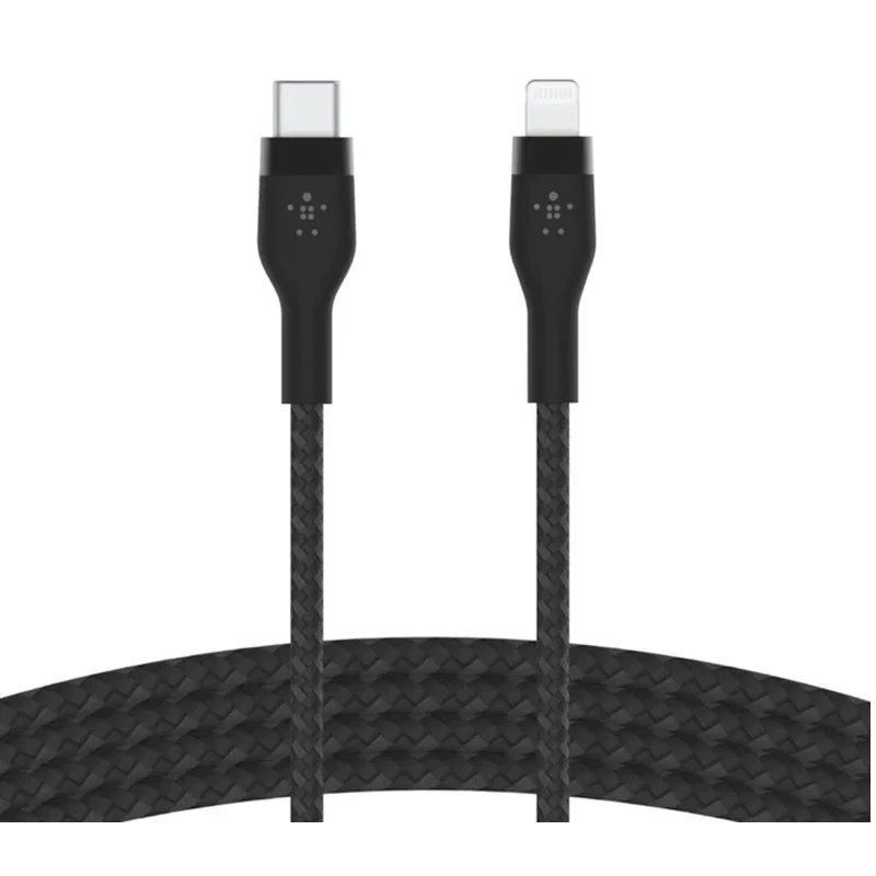 Belkin BoostCharge Pro Flex Braided USB Type C to Lightning Cable, 1 M