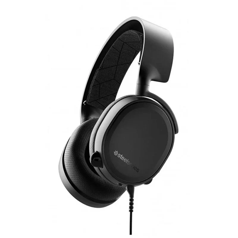 SteelSeries Arctis 3 (2019 Edition) 7.1 Surround Wired Gaming Headset + RIVAL 3 Wired Gaming Mouse - Black