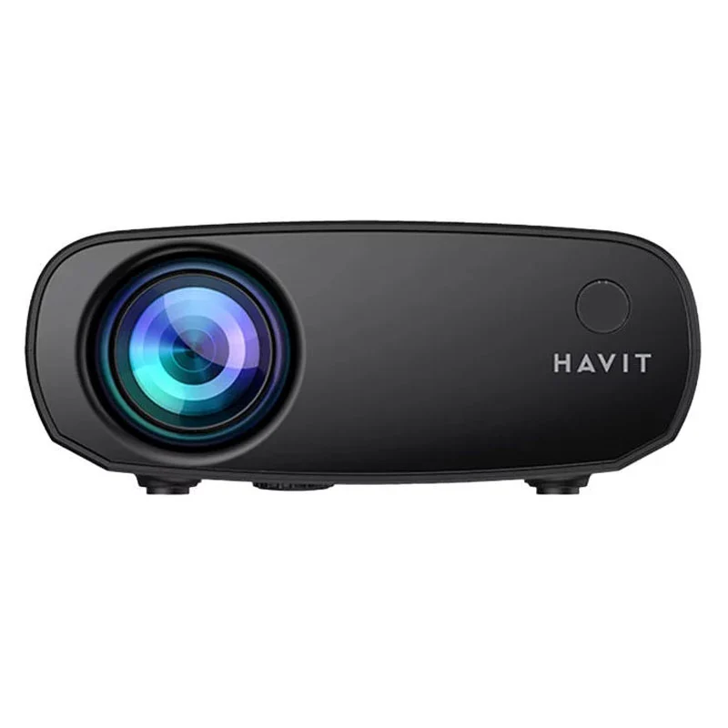 Havit PJ207 Wi-fi Portable Projector, 1100 Lumens, 720p - Black