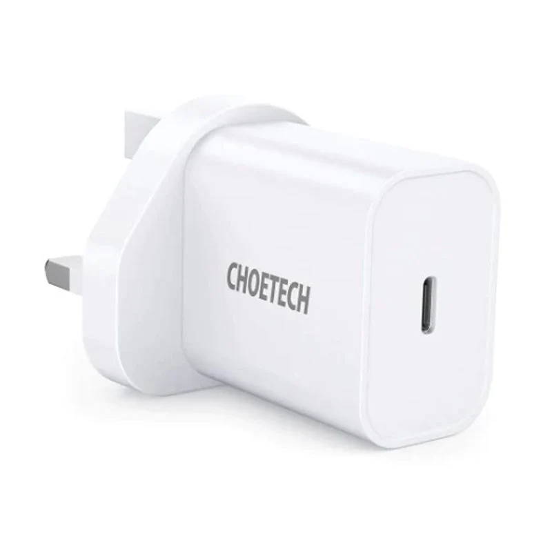Choetech Fast Type C Wall Charger 20W Q5004-UK-WH, White