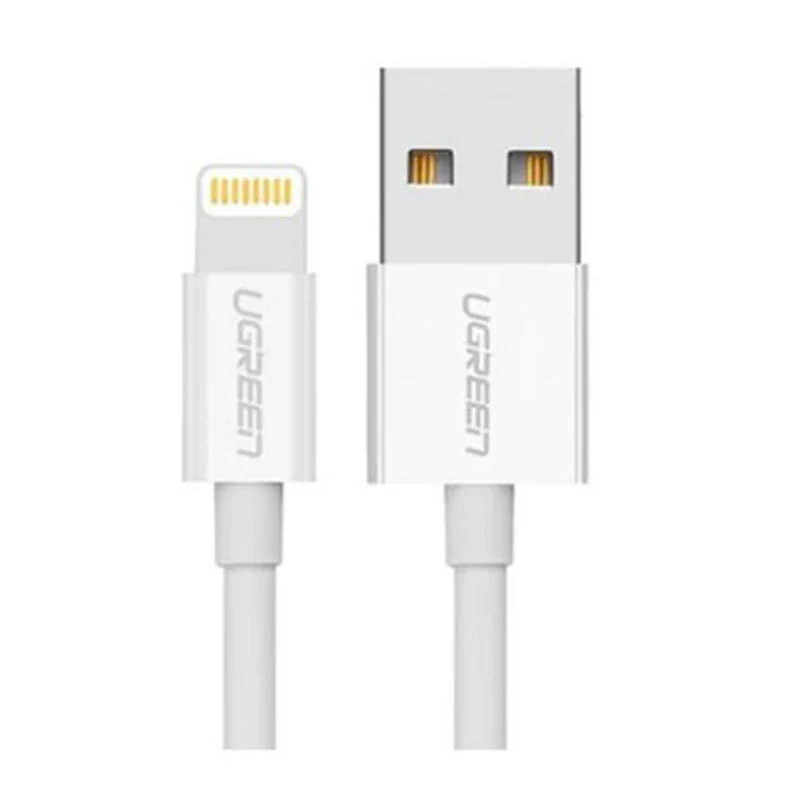 Ugreen USB-A To Lightning Male Cable 1M, White