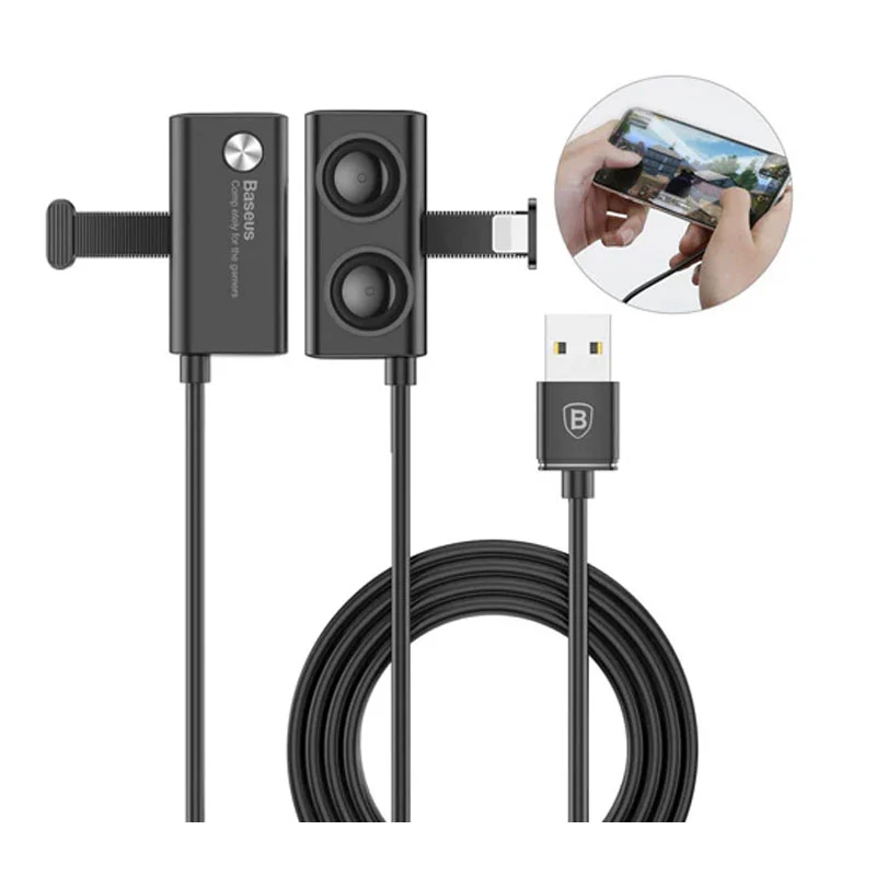 Baseus Suction Cup USB Cable, For iOS Devices - Black