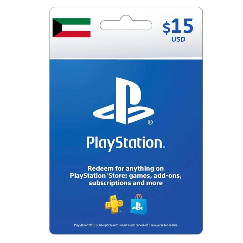 Sony Playstation Network Card 15$ - Kuwait