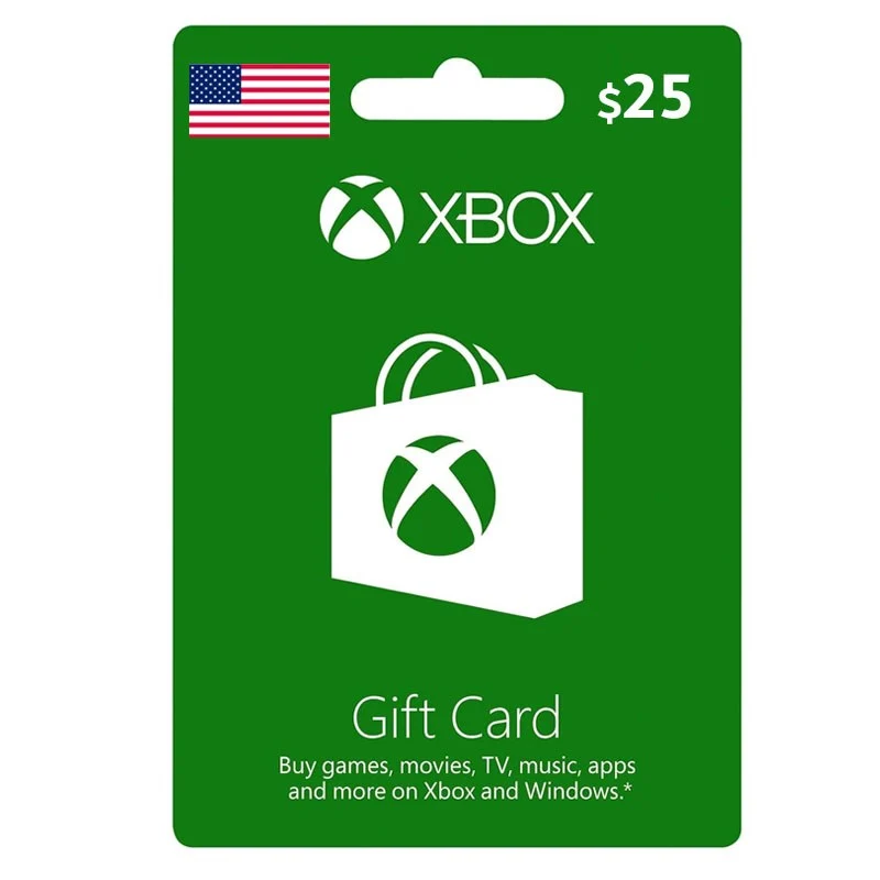Microsoft Xbox Live Gift Card 25$ - US