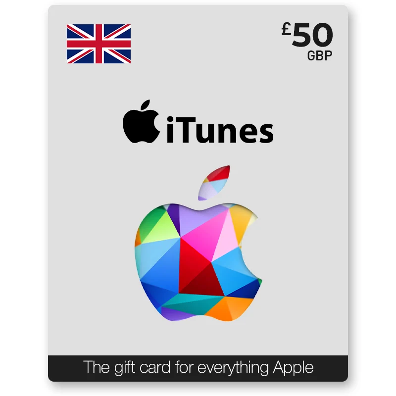 Apple iTunes Gift Card £50 - UK