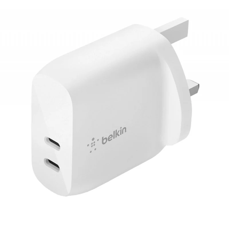 Belkin Wall Charger Dual 20W PD 40W White