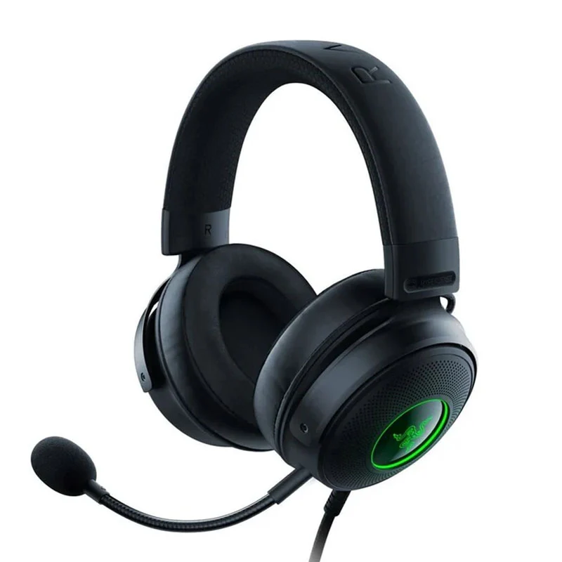 Razer Kraken V3 HyperSense Wired USB Gaming Headset with Haptic Technology - Black