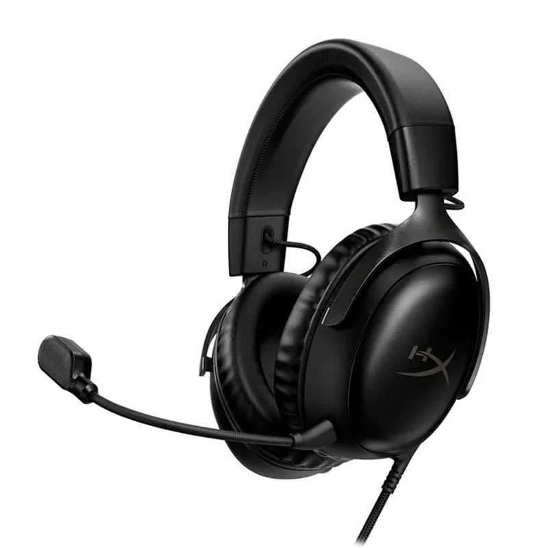 HyperX Cloud III DTS Headphone:X Spatial Audio Wired Gaming Headset for PC, PS5, PS4, Xbox One, Switch - Black