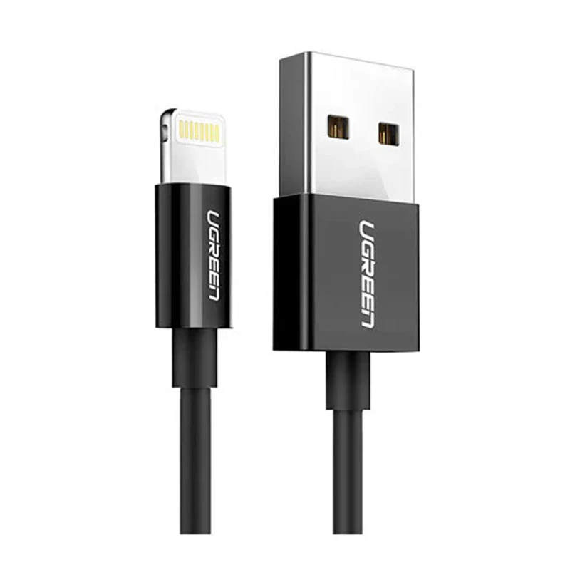 Ugreen Lightning To USB 2.0 A Male Cable 2M, Black