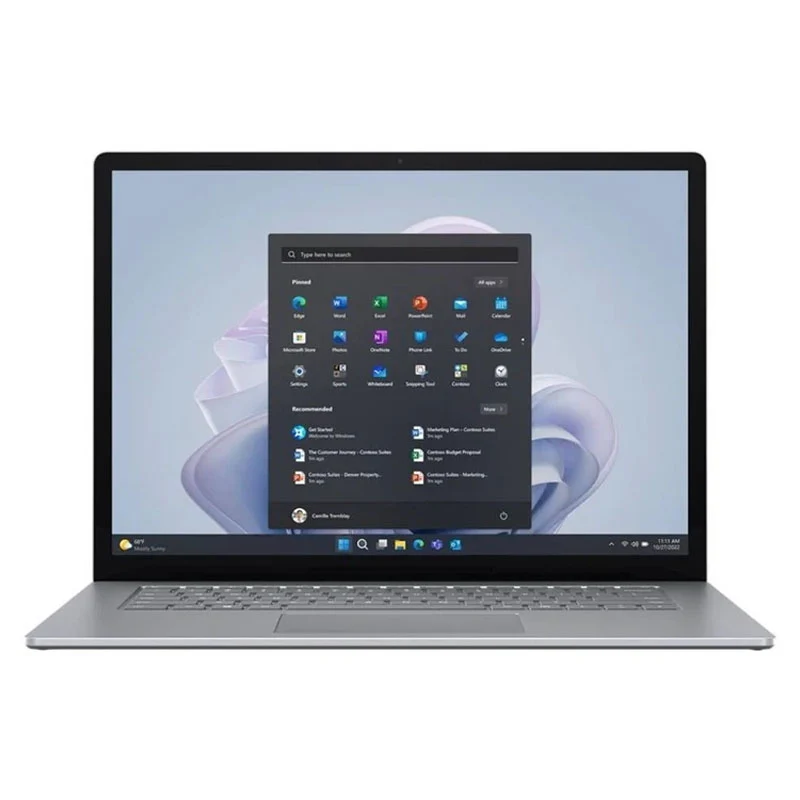 Microsoft Surface Laptop 5 for Business,15" 2496 x 1664 PixelSense Touchscreen ,Intel Core i7 10-Core (12th Gen), 8GB LPDDR5X , 256GB SSD, Integrated Intel Iris Xe Graphics, Wi-Fi 6 (802.11ax) | Bluetooth 5.1, WIN 11 Home (Platinum)