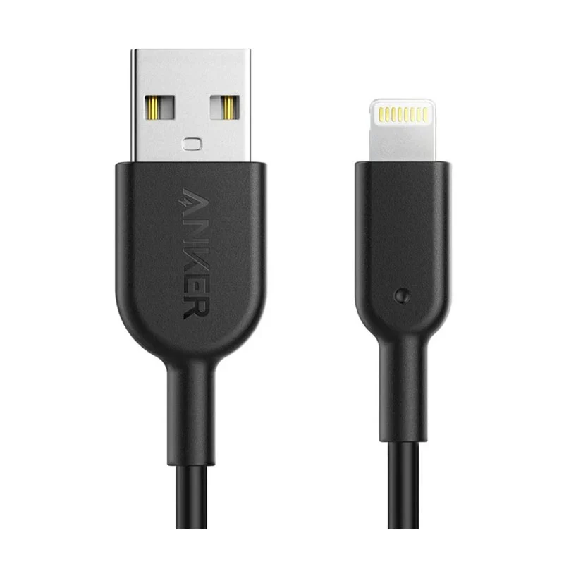 Anker PowerLine II Lightning Cable, MFi Certified (0.9m /3ft) C89, Black