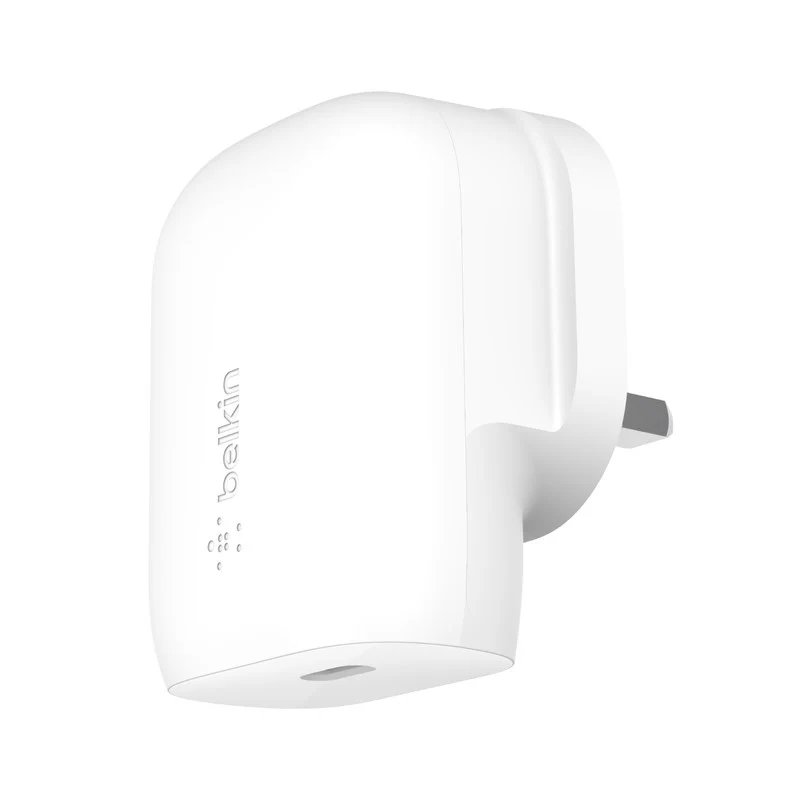 Belkin - PPS Wall Charger - PD 30W - USB-C, White