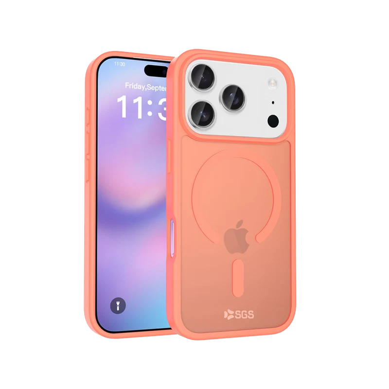 Shield Custodia TPU Magsafe Iphone 17 Pro - Arancione