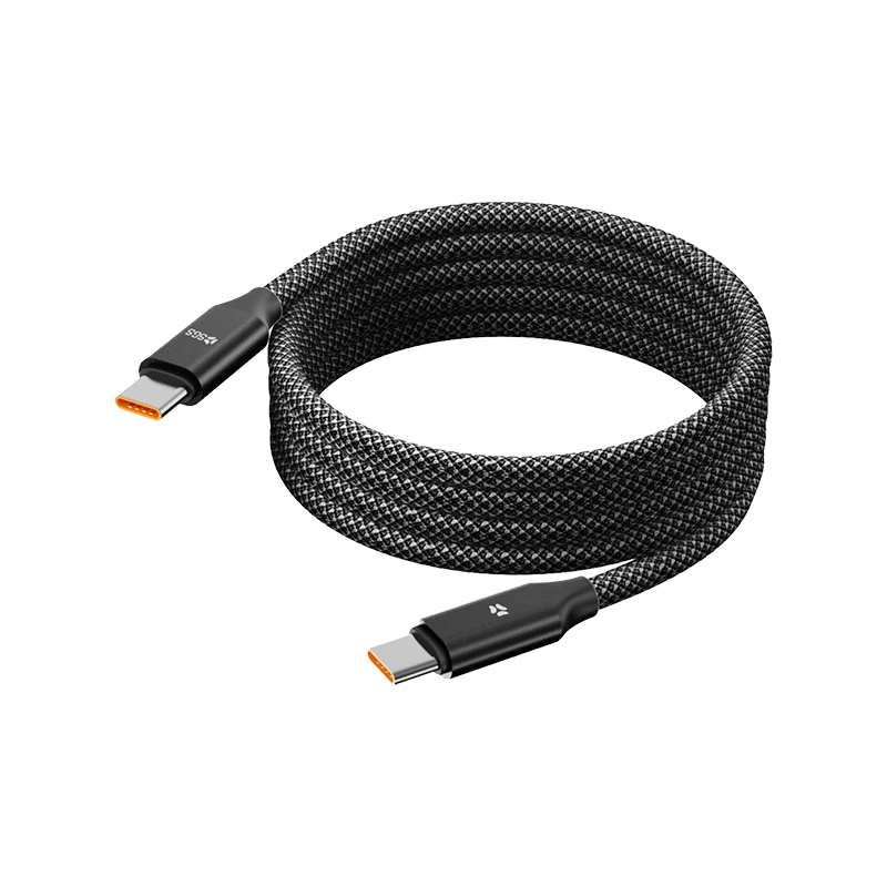 BRAID Cavo Magnetico PD60w Dati/Carica Typec/TypeC 1 Metro