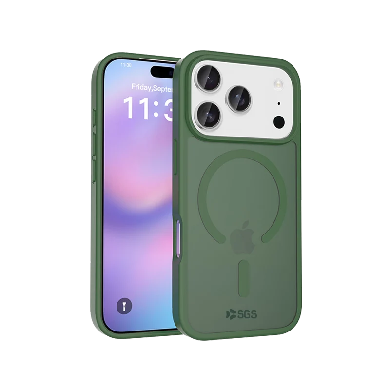 Shield Custodia TPU Magsafe Iphone 17 Pro - Dark Green