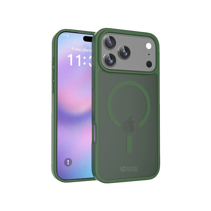 Shield Custodia TPU Magsafe Iphone 17 Pro Max - Dark Green