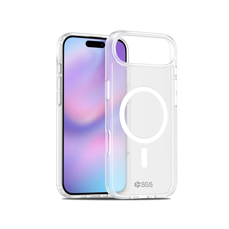 Shield Custodia TPU Magsafe Iphone 17 Air - Trasparente e Bianco
