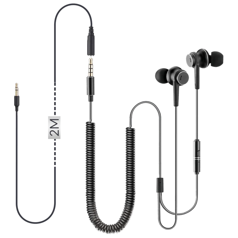 HF027 | Long Cord Earbuds for TV PC and Keyboard