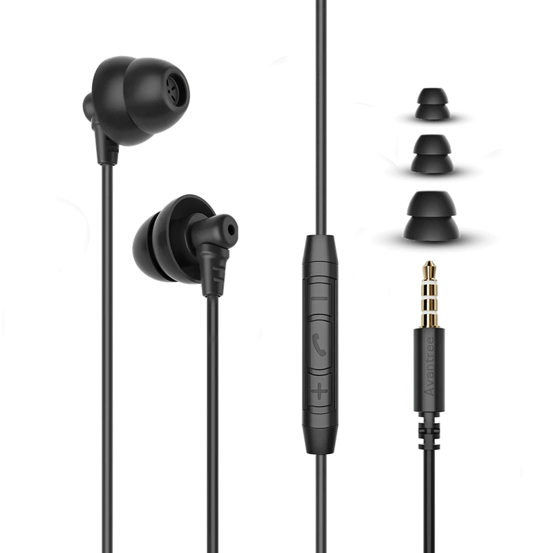 Lullaby E20 | Sleep Headphones Wired for Side Sleepers