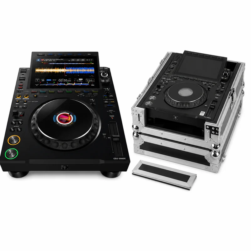 AlphaTheta CDJ-3000X A next-generation flagship DJ player + Odyssey Flight Case