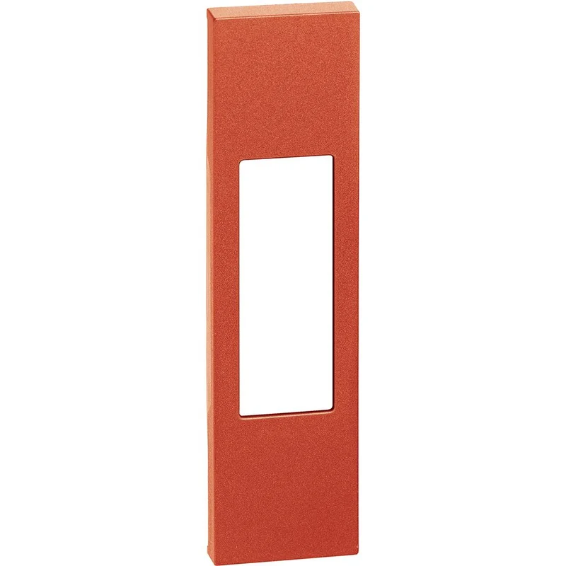 Cover per prese standard Italia, pulsante a tirante, interruttore bipolare. Per articoli KM4033 - KM4002 - KM4113 - KM4180 - 1 modulo, Rosso. Bticino KR02