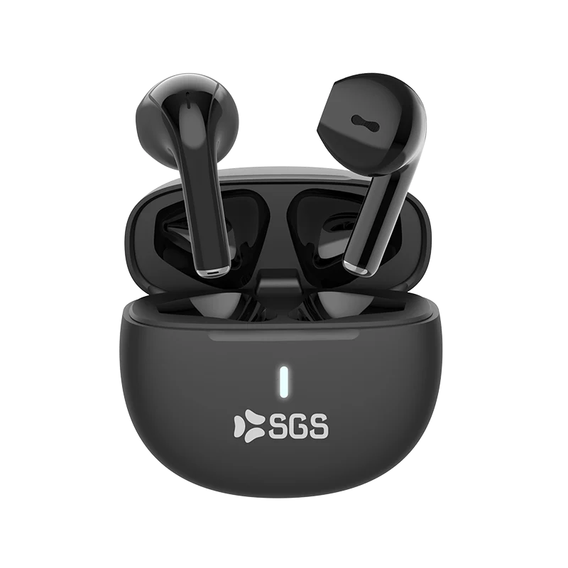 AIR S2 Auricolari Wireless TWS Con Custodia Black