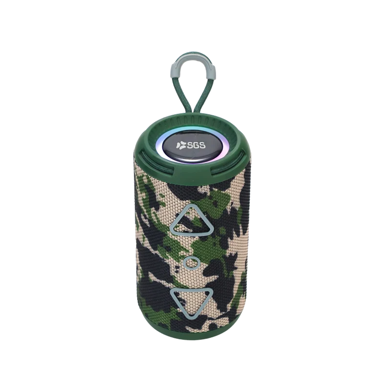 SGS Airing PRO Cassa Wireless 16W Verde Slot MicroSD USB Mic TWS