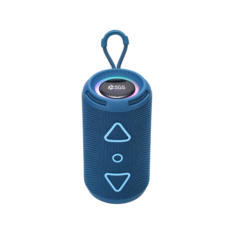 SGS Airing PRO Cassa Wireless 16W Blue Slot MicroSD USB Mic TWS