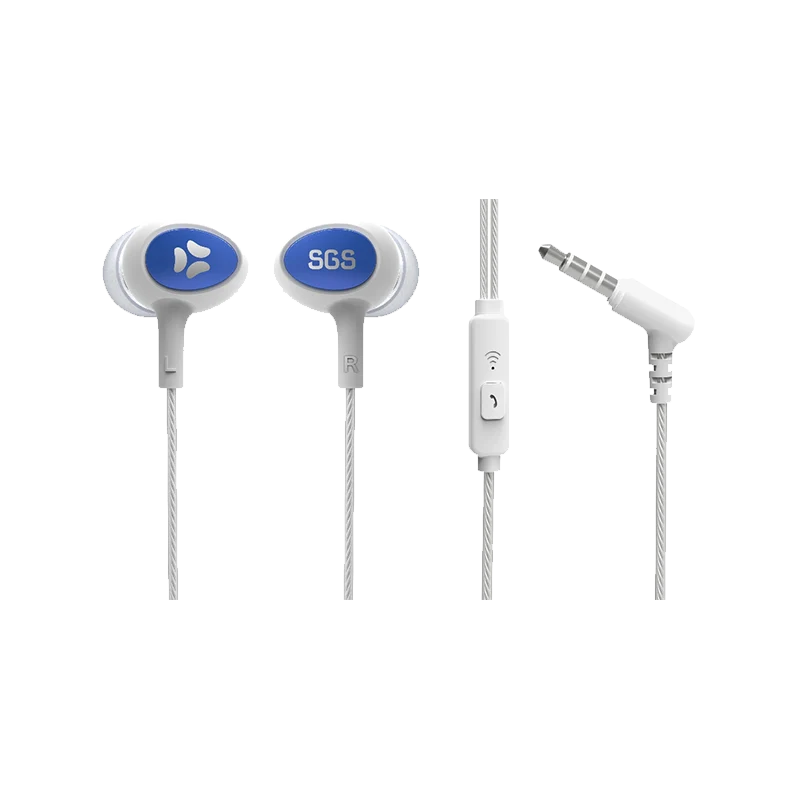 Bean MUSIC SGS Auricolare Stereo Jack 3.5mm White