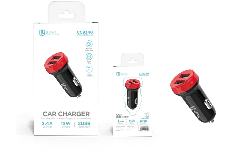 UNICO CC9340 Cargador UNI-coche dual U 2.4A
