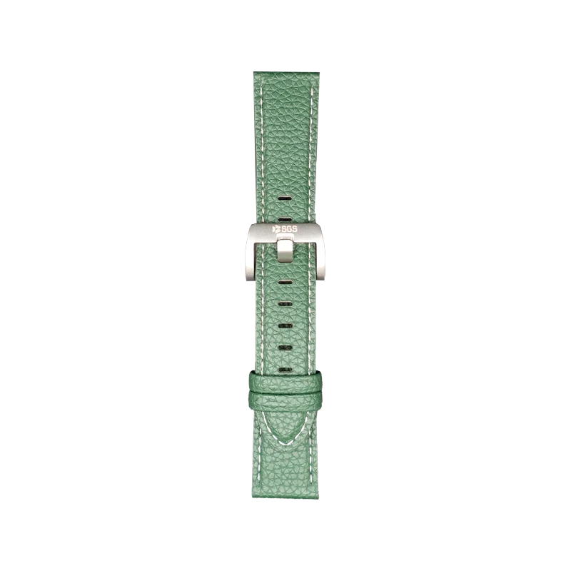 Cinturino Per Smartwatch 22mm In Pelle - Green