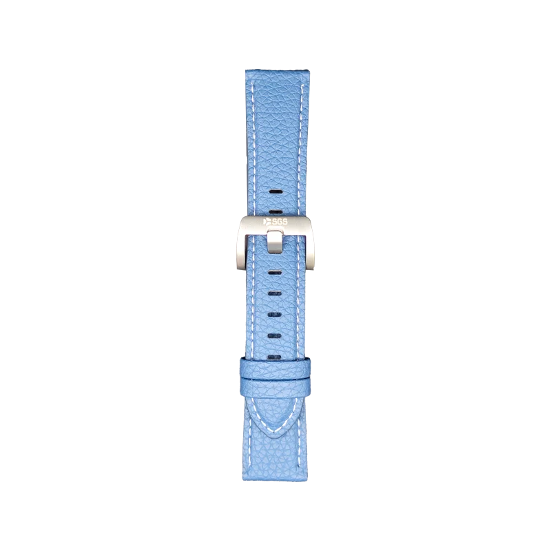Cinturino Per Smartwatch 22mm In Pelle - Blue