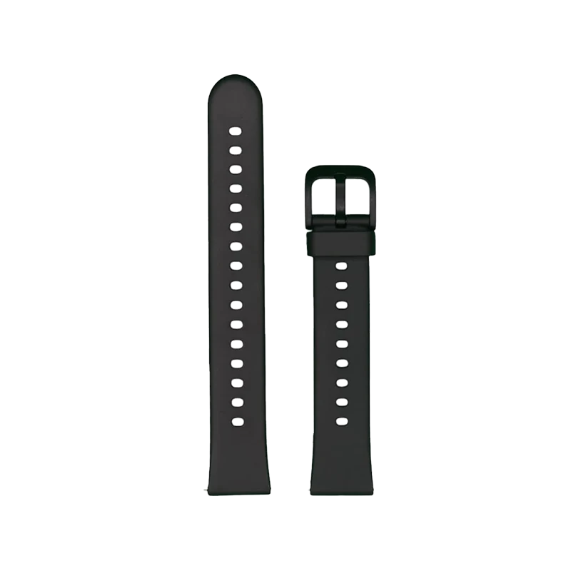 Cinturino Per Smartwatch 18mm In Silicone - Black
