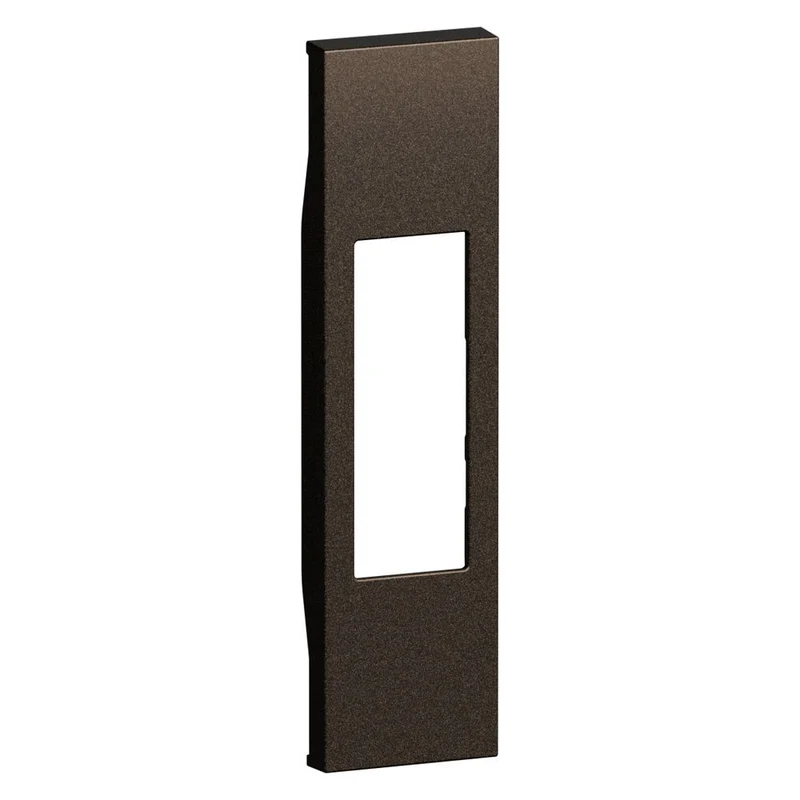 Cover per prese standard Italia P11 e P17/11, pulsante a tirante, interruttore bipolare. Per articoli KB4033 - KB4002 - KB4113 - KB4180 - 1 modulo - Bronze. Bticino KB02