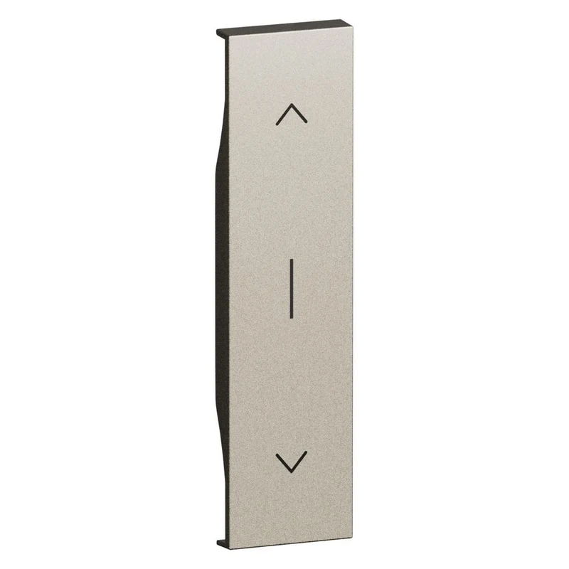 Cover illuminabile per pulsante interbloccato art. K4037N - 1 modulo - Champagne. Bticino KC05