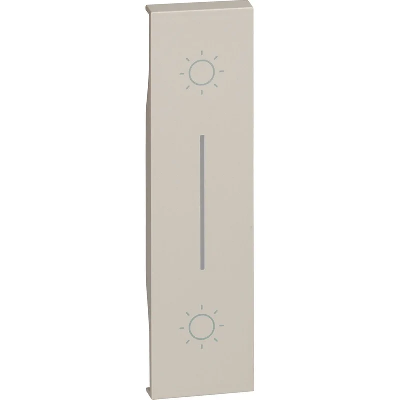 Cover per pulsante non interbloccato art. K4036 - 1 modulo, Sabbia. Bticino KM05L