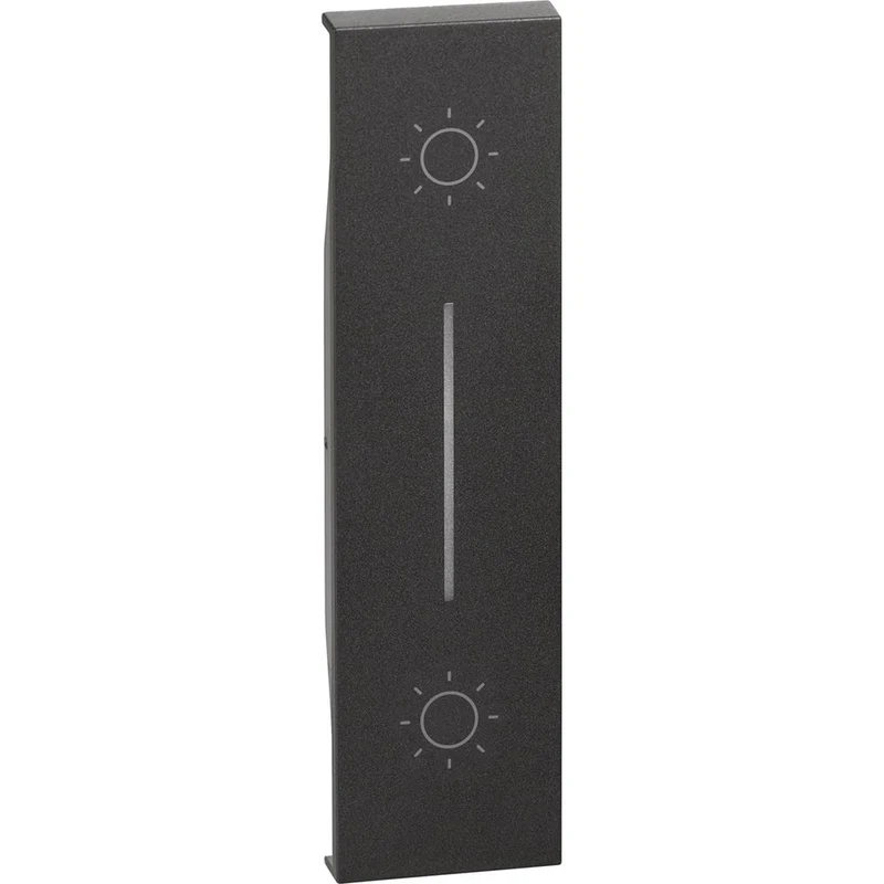 Cover per pulsante non interbloccato art. K4036 - 1 modulo, Nero. Bticino KG05L