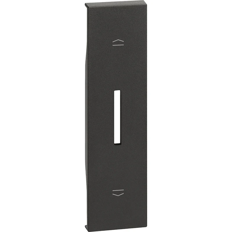 Cover per comando tapparelle. Per articolo K4027 - 1 modulo, Nero. Bticino KG06